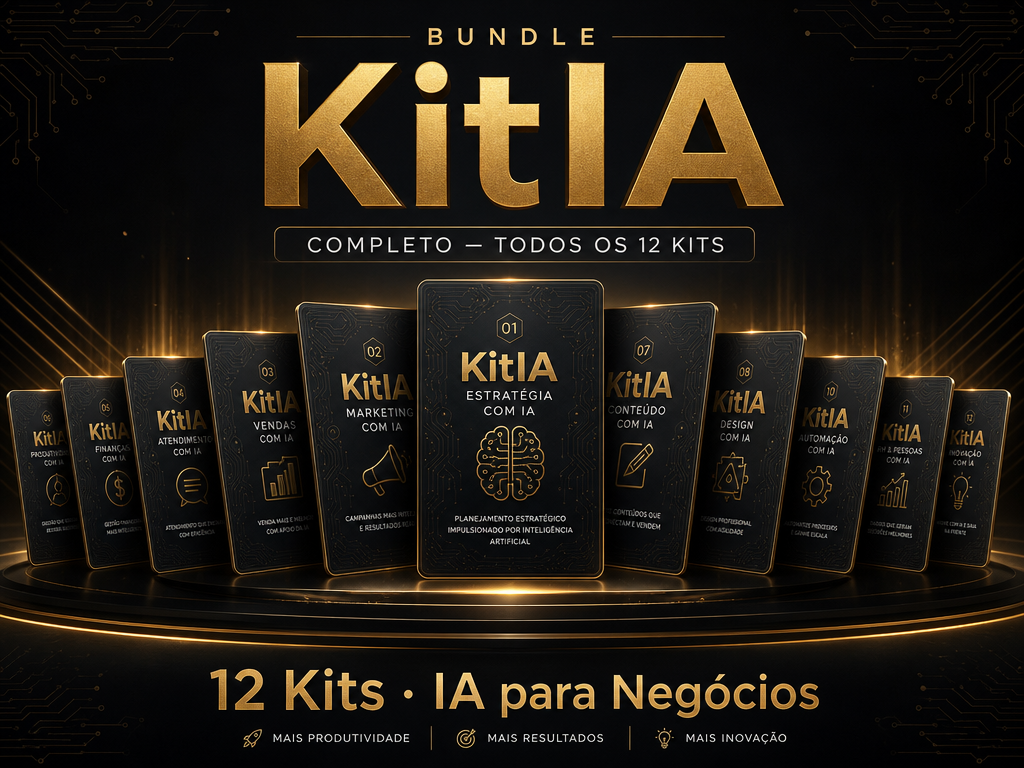 Bundle KitIA Completo — Todos os 12 Kits (valor €299, poupas €150)